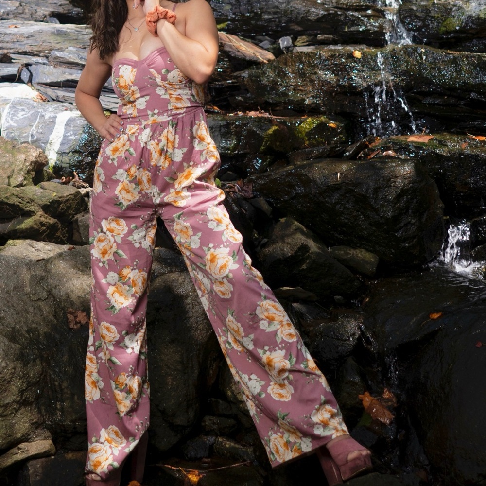 Floral jumpsuit